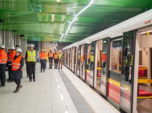 Metro dojechało do stacji Księcia Janusza w Warszawie 
