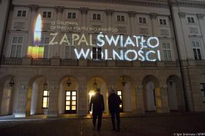 [VIDEO] Prezydent zapalił „Światło Wolności”