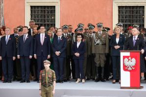 Premier Mateusz Morawiecki wziął udział w uroczystościach z okazji Święta Narodowego 3 Maja