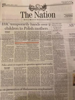 Fantastyczny sukces Krzysztofa Rutkowskiego w PAKISTANIE! Joanna Rycharska odzyskała dziś porwaną 1,5-roku temu córeczkę i leci z nią do Polski! Rutkowski dziękuje Komendantowi Powiatowemu Policji w Sierpcu inspektorowi Jarosławowi Ciarce i prokuratorom!
