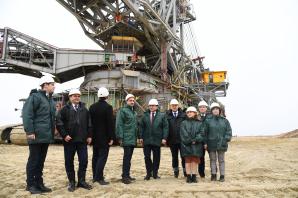 [VIDEO] Wizyta ministra Zbigniewa Ziobro w Kopalni Węgla Brunatnego Bełchatów