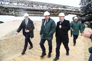 [VIDEO] Wizyta ministra Zbigniewa Ziobro w Kopalni Węgla Brunatnego Bełchatów