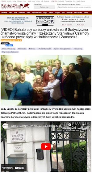 RUTKOWSKI: Nowa Wójt w Trzeszczanach! Koniec rządów skazanego  Stanisława Cz. i uznanego winnym przestępstwa tymczasowego zarządcy Pawła L. Koniec prześladowania prawdomównego robotnika Wiesława Księżuka i seniorów!