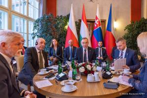 [VIDEO] Wisła. Spotkanie Prezydentów Państw Grupy Wyszehradzkiej