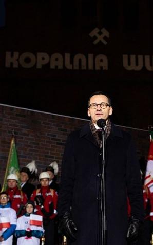 Premier Mateusz Morawiecki: Ofiara górników stała się latarnią wolności
