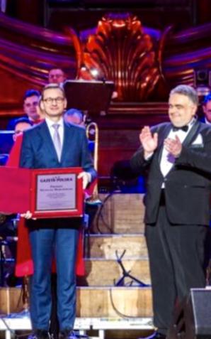 Premier Mateusz Morawiecki laureatem nagrody Człowieka Roku „Gazety Polskiej” za rok 2018