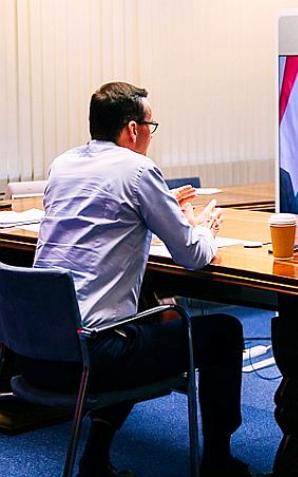 Konsultacje premiera Mateusza Morawieckiego z Grupą V4 i Kanclerz Niemiec przed dzisiejszym posiedzeniem Rady Europejskiej