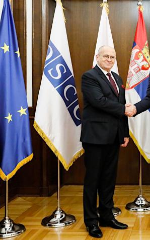 Przewodniczący OBWE Zbigniew Rau zakończył wizytę w Serbii