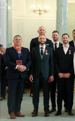 [VIDEO] Prezydent Rzeczypospolitej Polskiej Andrzej Duda wręczył odznaczenia państwowe reprezentantom Polski na XXXIII Letnie Igrzyska Olimpijskie Paryż 2024 i ich trenerom