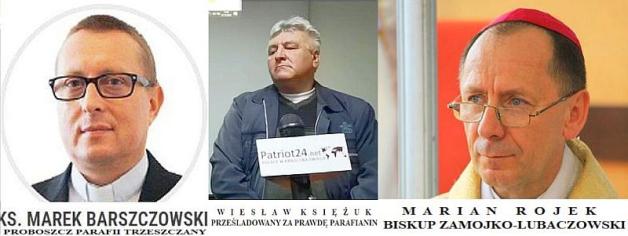 [VIDEO] Biskup Marian Rojek obojętny na los prześladowanego robotnika. Nie dostrzega przestępstwa, w które uwikłał samorządowców proboszcz parafii w Trzeszczanach ks. Marek Barszczowski