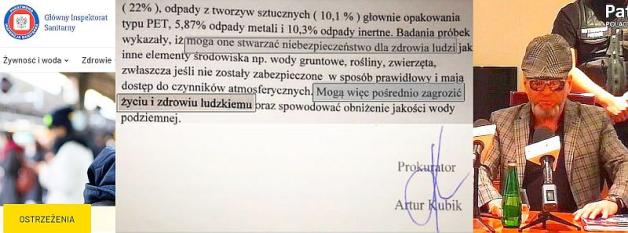 [VIDEO] O zagrożeniu zdrowia i życia ludzi oraz zwierząt Krzysztof Rutkowski powiadamia Głównego Inspektora Sanitarnego!