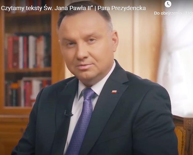 [VIDEO] Pamięć, która nie przemija. Czytamy teksty Św. Jana Pawła II Z Prezydentem i Pierwszą Damą
