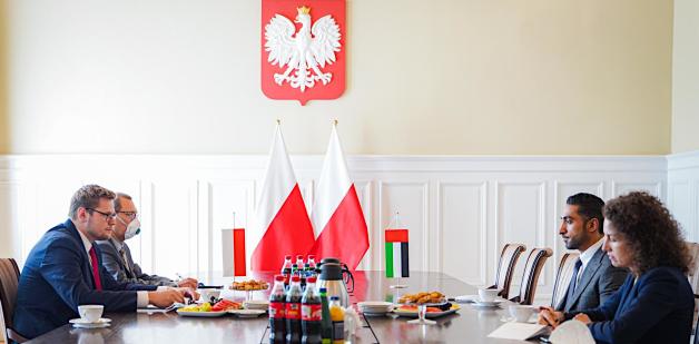 Spotkanie Ministra Michała Wosia z dyplomatą Zjednoczonych Emiratów Arabskich