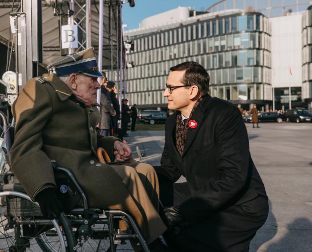 Premier Mateusz Morawiecki na obchodach Narodowego Święta Niepodległości