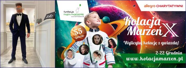 [VIDEO] Wylicytuj charytatywną Kolację Marzeń X z Krzysztofem Rutkowskim! Jest czas do 12 grudnia 2023